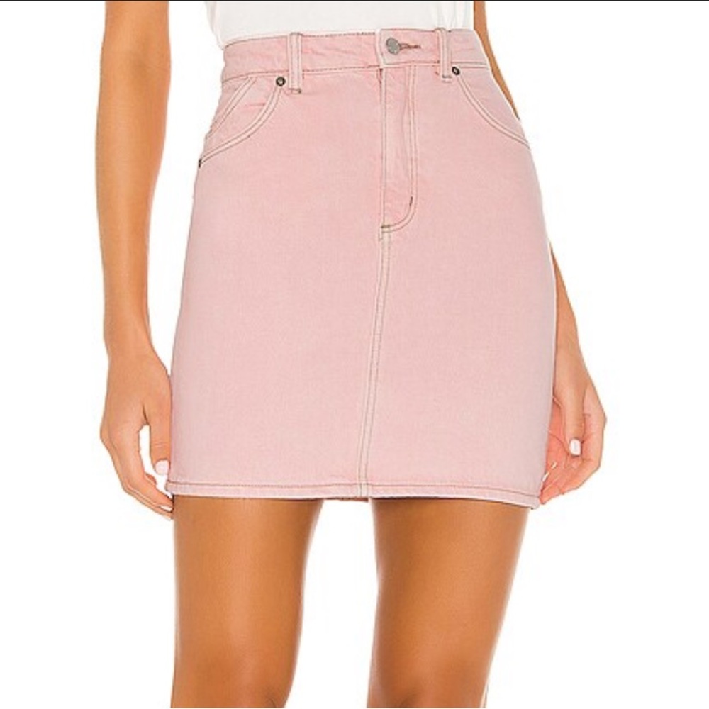 Rolla’s high denim mini skirt